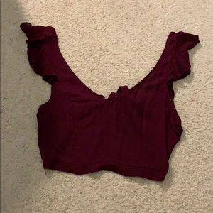 Purple Crop Top